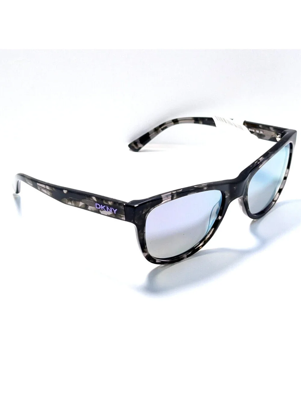 DKNY DY4139 Gray UV Black Tortoiseshell Rectangle Men's Sunglasses 55-19-135